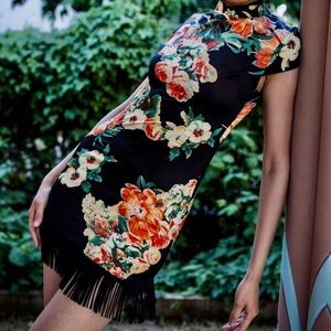 Chinese modern mini dress